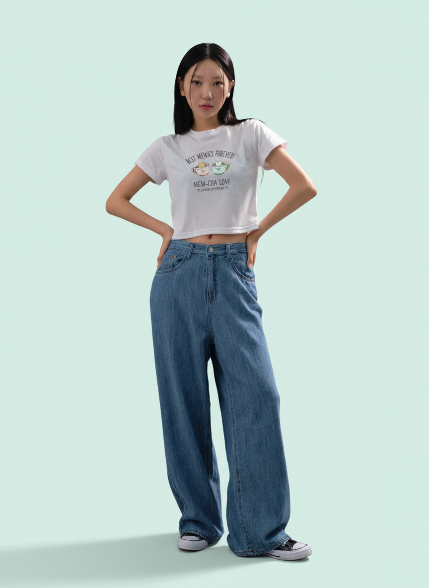 Cute Cat Lover Women's Crop Tee - Best Mewies Forever, Playful Tees, Animal Lover Gifts, Summer Fashion, Casual Tee