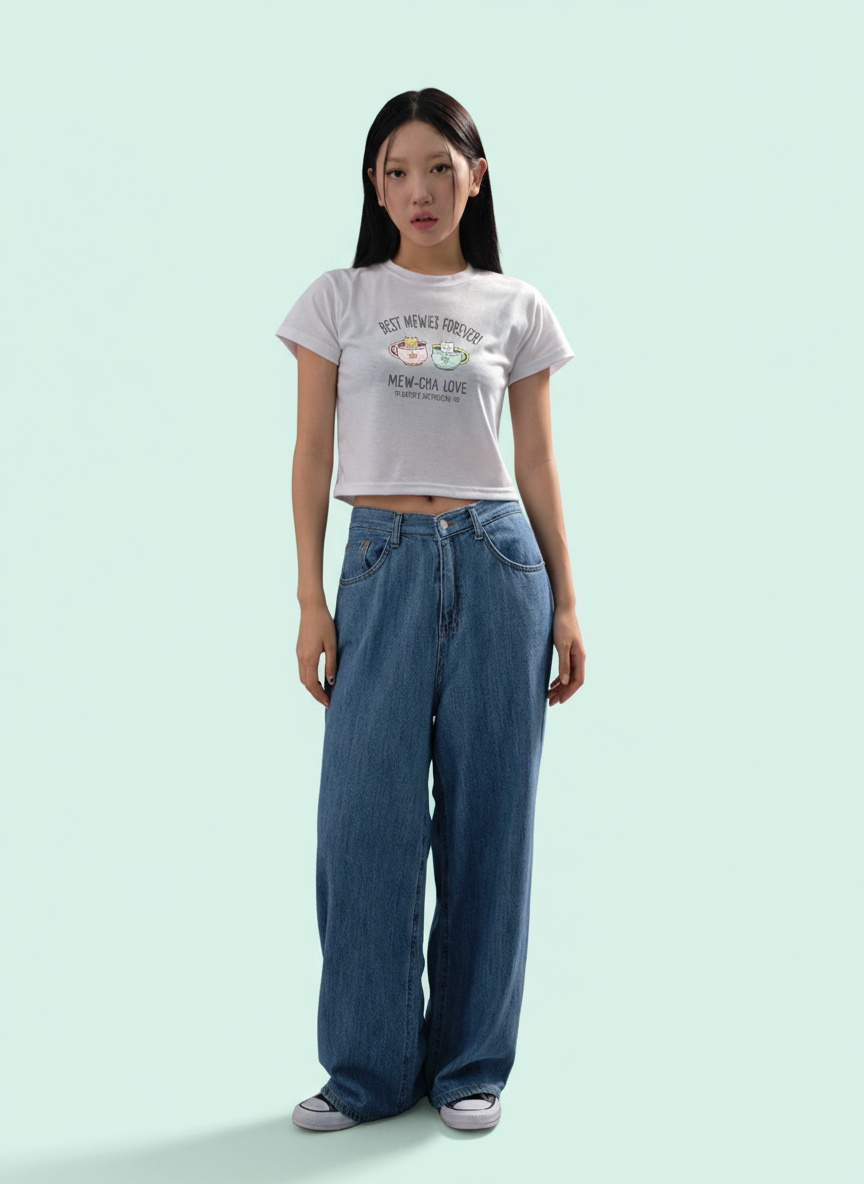 Cute Cat Lover Women's Crop Tee - Best Mewies Forever, Playful Tees, Animal Lover Gifts, Summer Fashion, Casual Tee