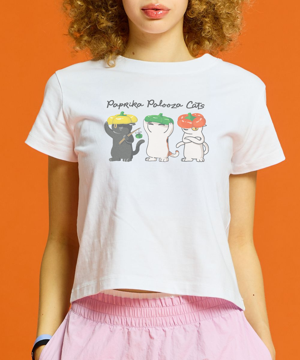 Whimsical Cat Graphic Boxy Tee, Cute Cat Shirt for Women, Fun Gift for Cat Lovers, Casual Tee for Everyday Wear, Unique Animal T-Shirt